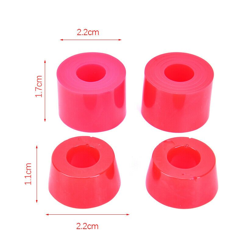 4Pcs Skateboard Bushing PU Cushion Dancing Longboard Skateboard Shockproo.l8