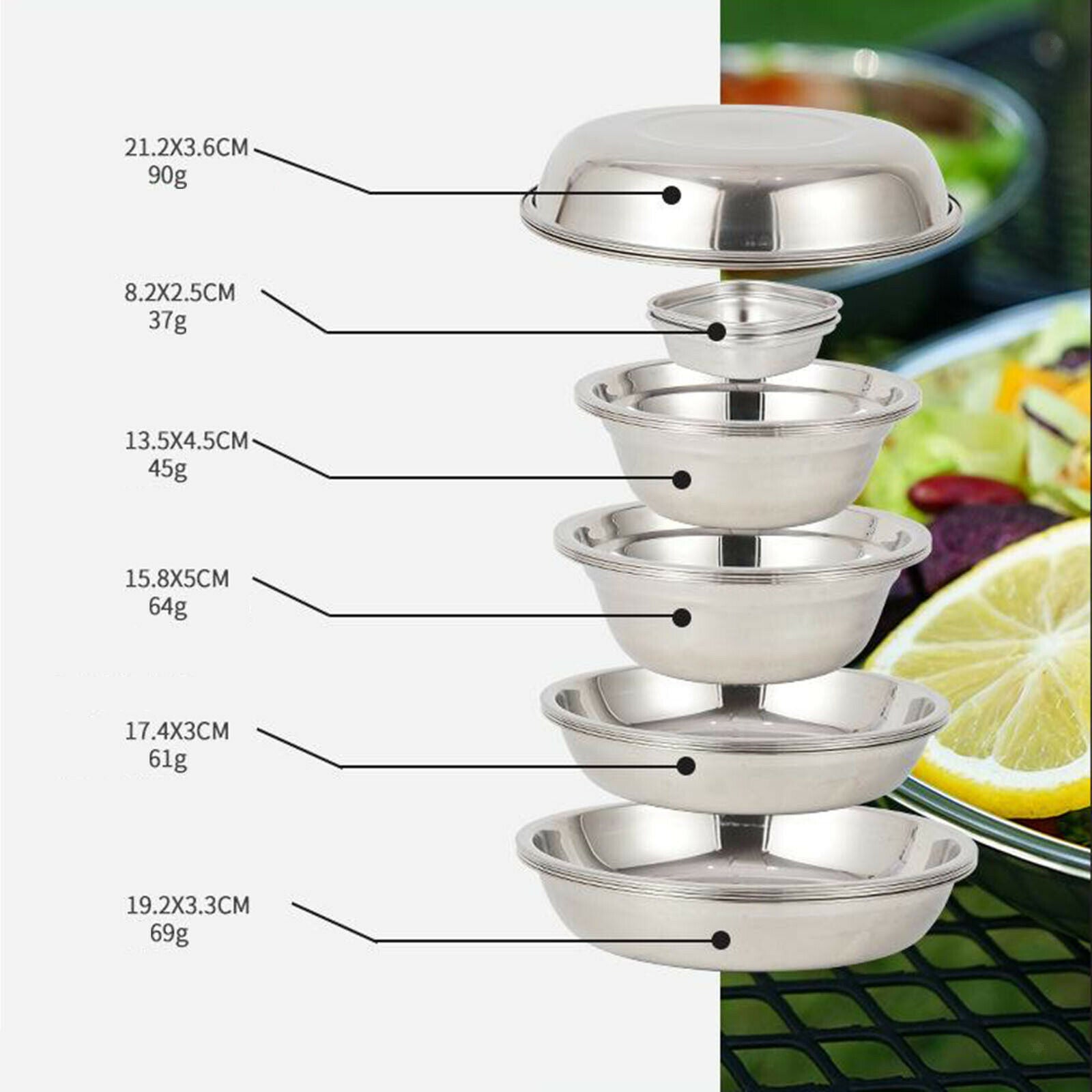 Camping Cookware Kit Portable Cooking Equipment Plate Set Outdoor Hiking Picnic