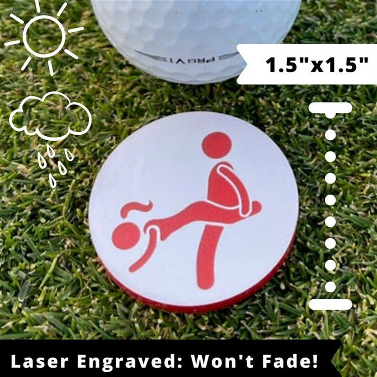 Funny Liner Marker Golf Ball Marker Models Ball Line Template Alignment Tools
