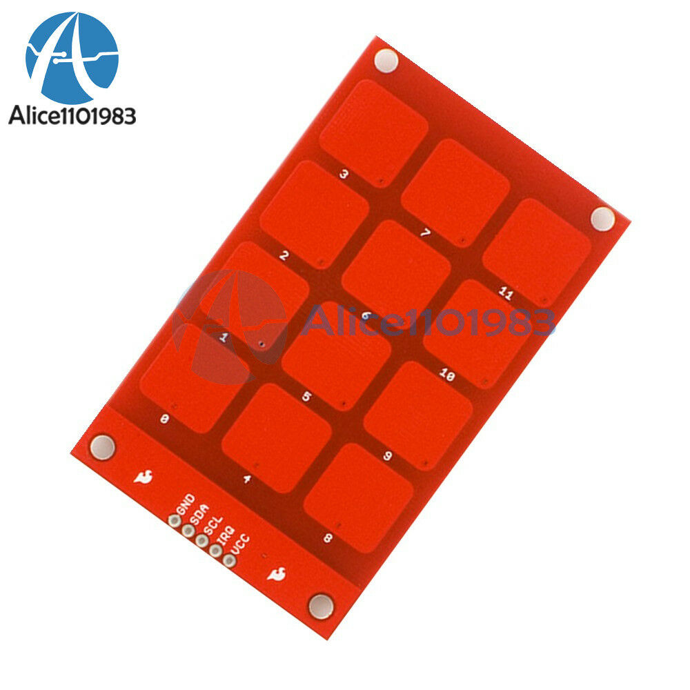 MPR121 Capacitive Touch Keypad Shield Module Sensitive key keyboard for arduino