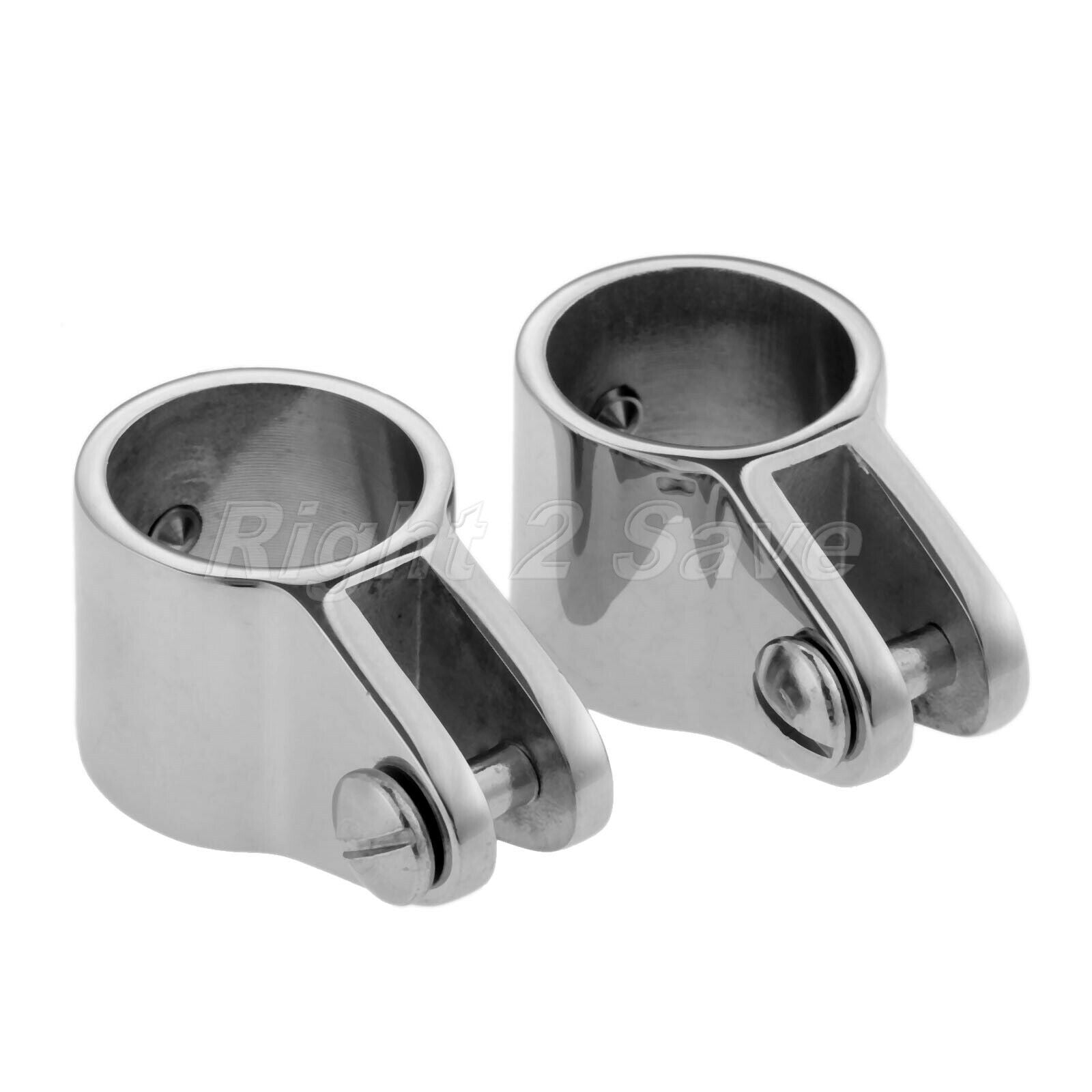 2x 25mm 1" Yachting Boat Jaw Slide Bimini Canopy Hardware Fittings 316 Stainless