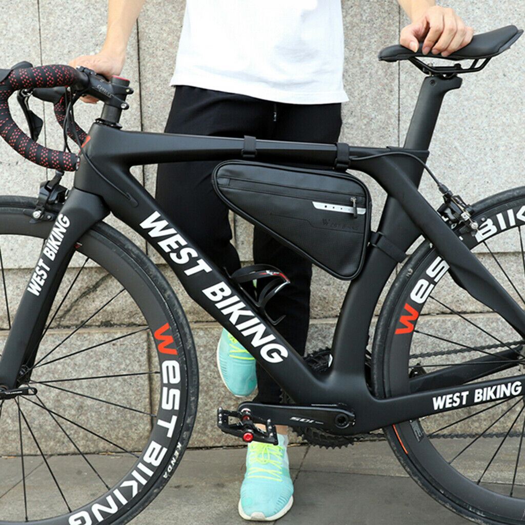 Triangle Bag Bike Cycling Frame Bag Bicycle Bracket Storage Pouch Bike Case