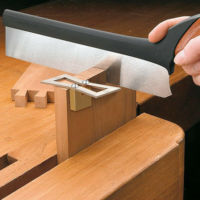 Dovetail Marker, Hand Cut Wood Joints Gauge Dovetail Guide Tool with Scale, DoW5