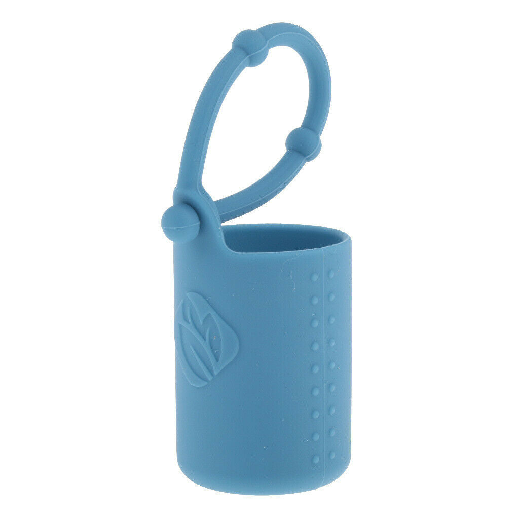 6pcs Silicone 15ml Roller Bottle Holder Sleeve Essential Oil Carrying Case