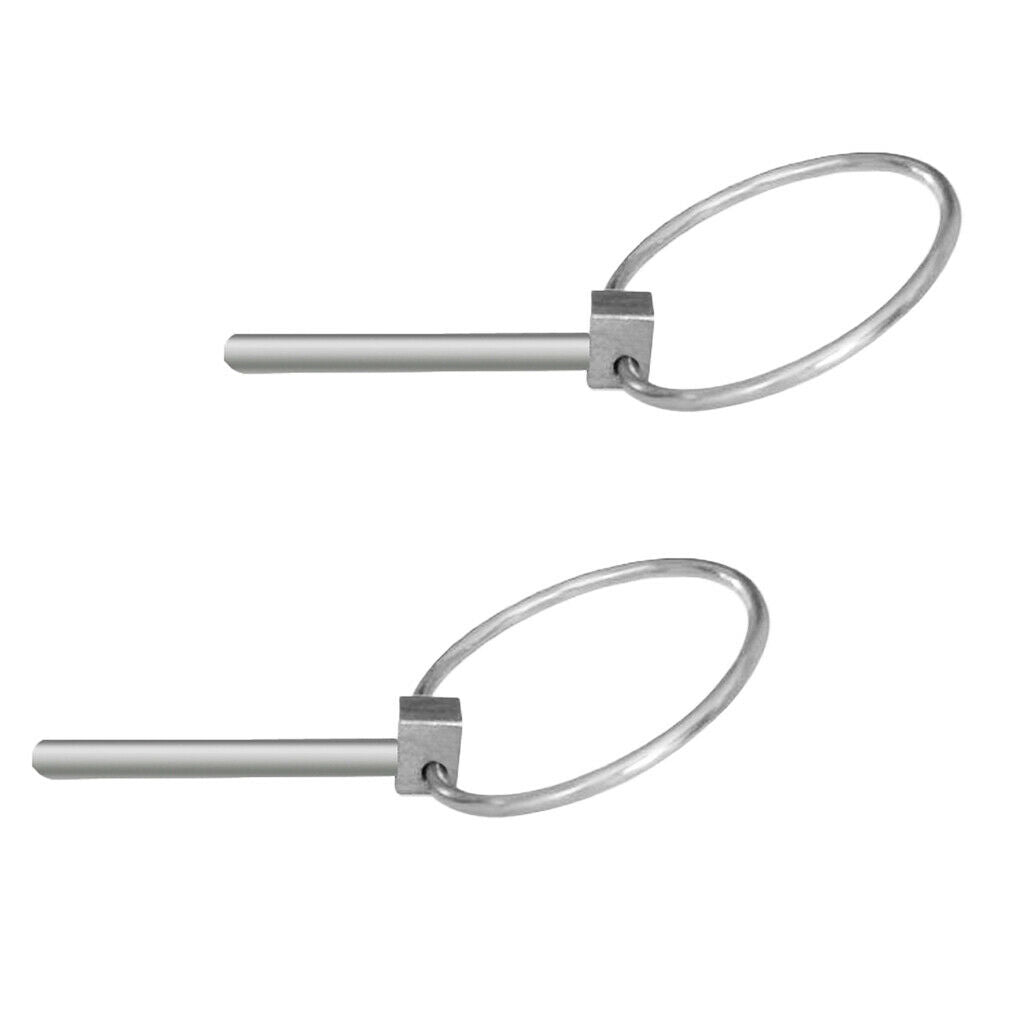 4x stainless steel lynch pins 4.0mm for tractor trailer digger