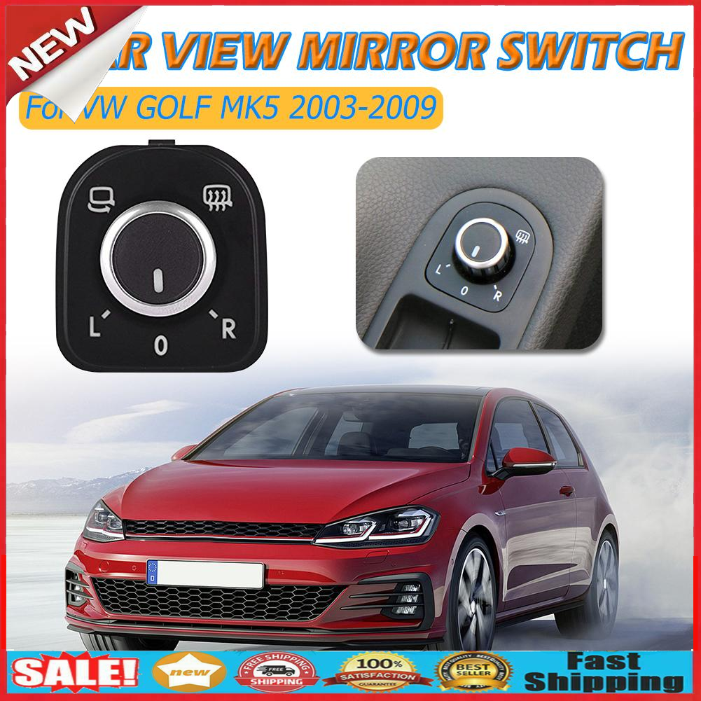 Mirror Adjustment Switch Knob 5K0 959 565 for VW Golf Mk5 Mk6 Passat B6 EOS @