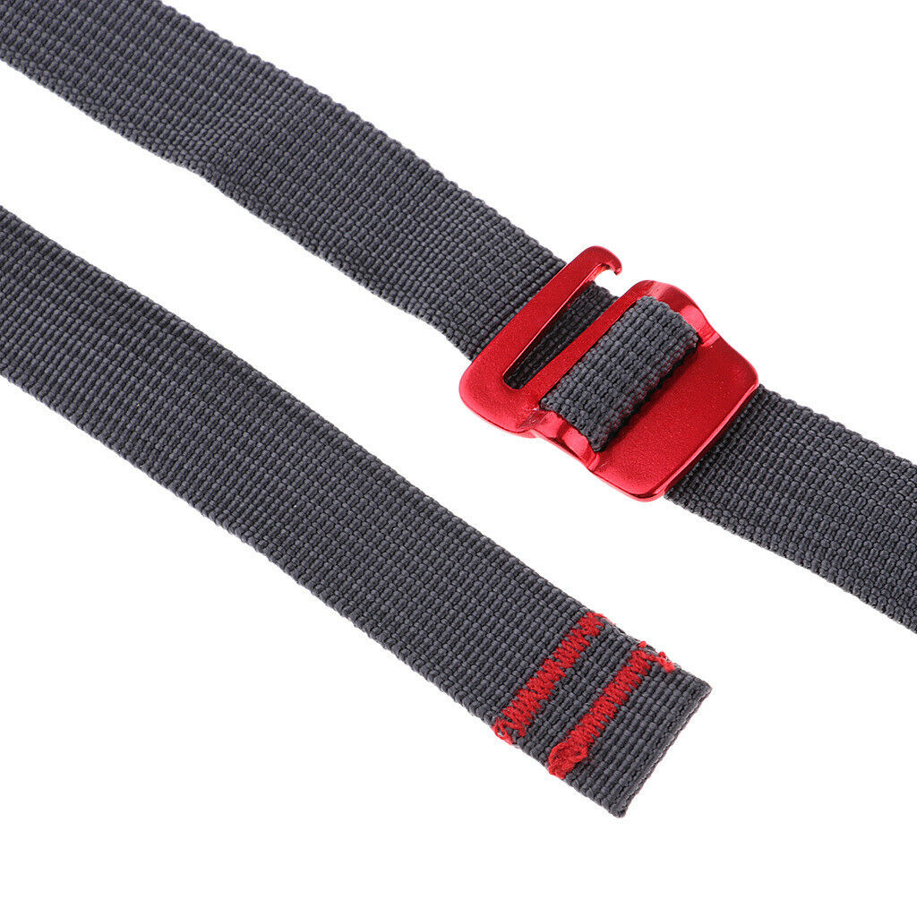 6X Outdoor Travel Strapping Cord Tape Rope Tied Pull Luggage Tent with Hook