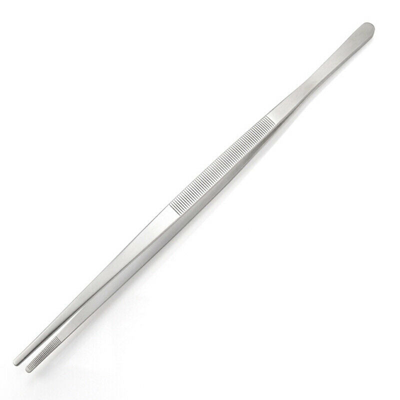1pcs Barbecue Tongs Food Tongs Food Clip Stainless Steel Tweezers Kitchen Gad_AU