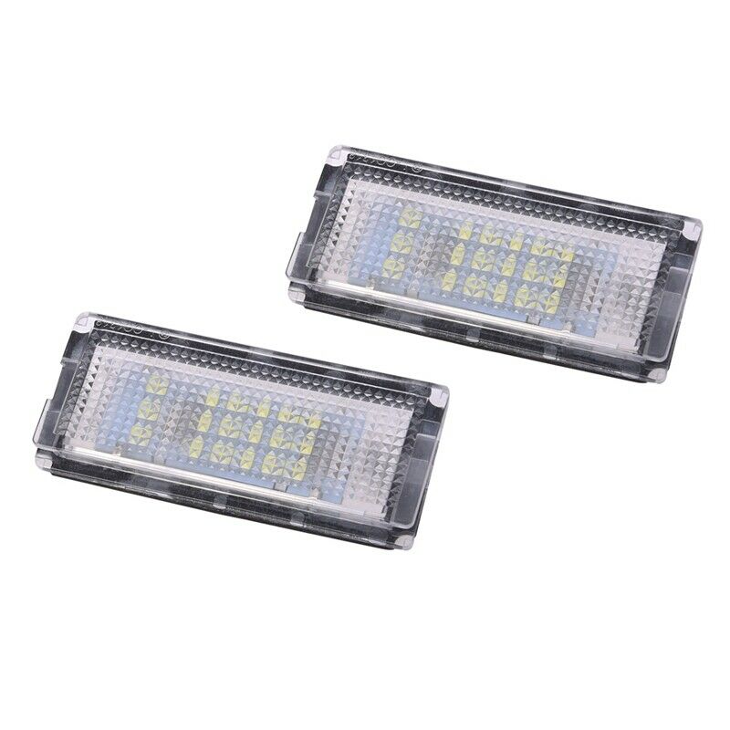 2 Pcs Plate Light 18 LED 3528SMD White License Plate Light for  E46 Z2G7G7