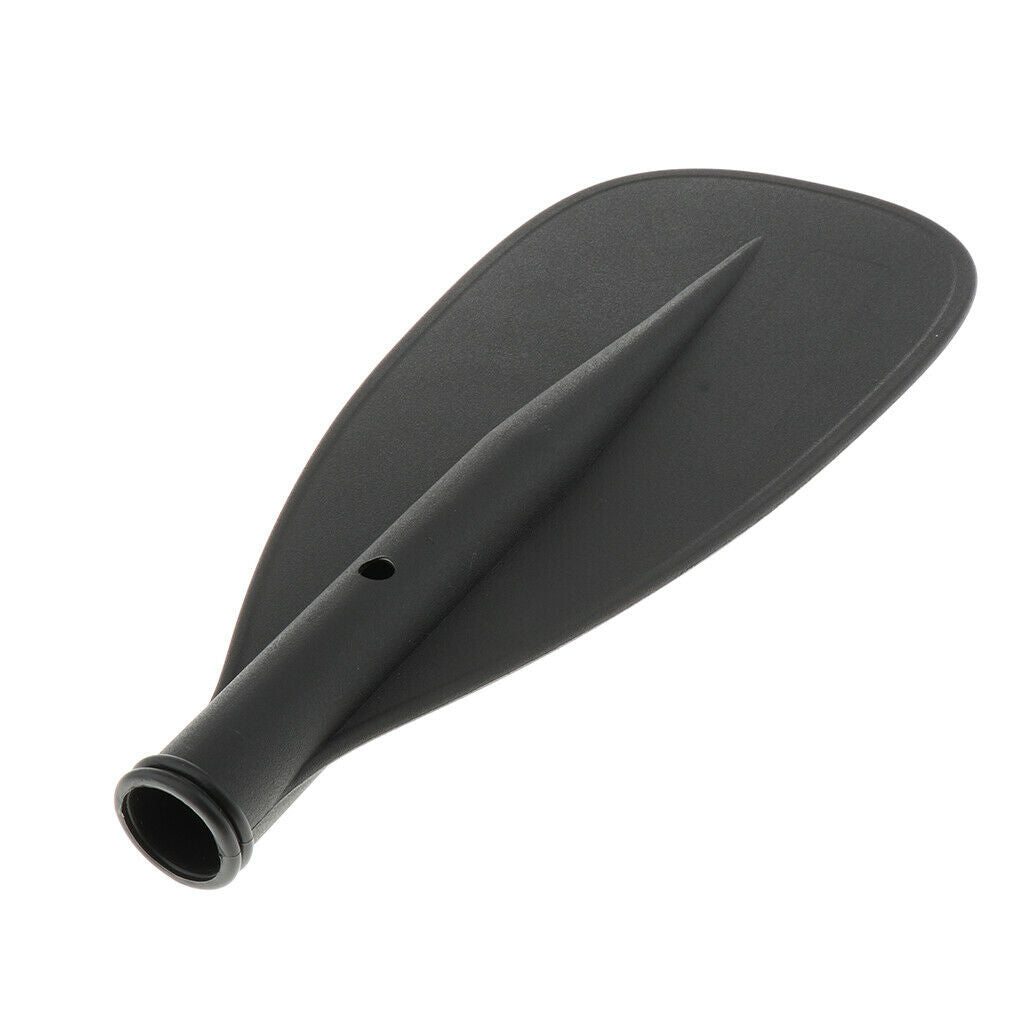 Lots 2 Solid Kayak Paddle Leaf Blades fits 30mm Shaft Black Symmetrical