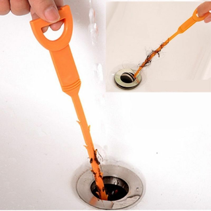 Bathroom Drain Sink Cleaner Unclog Sink Tub Drain Clog Hair Removal Stabs Tool