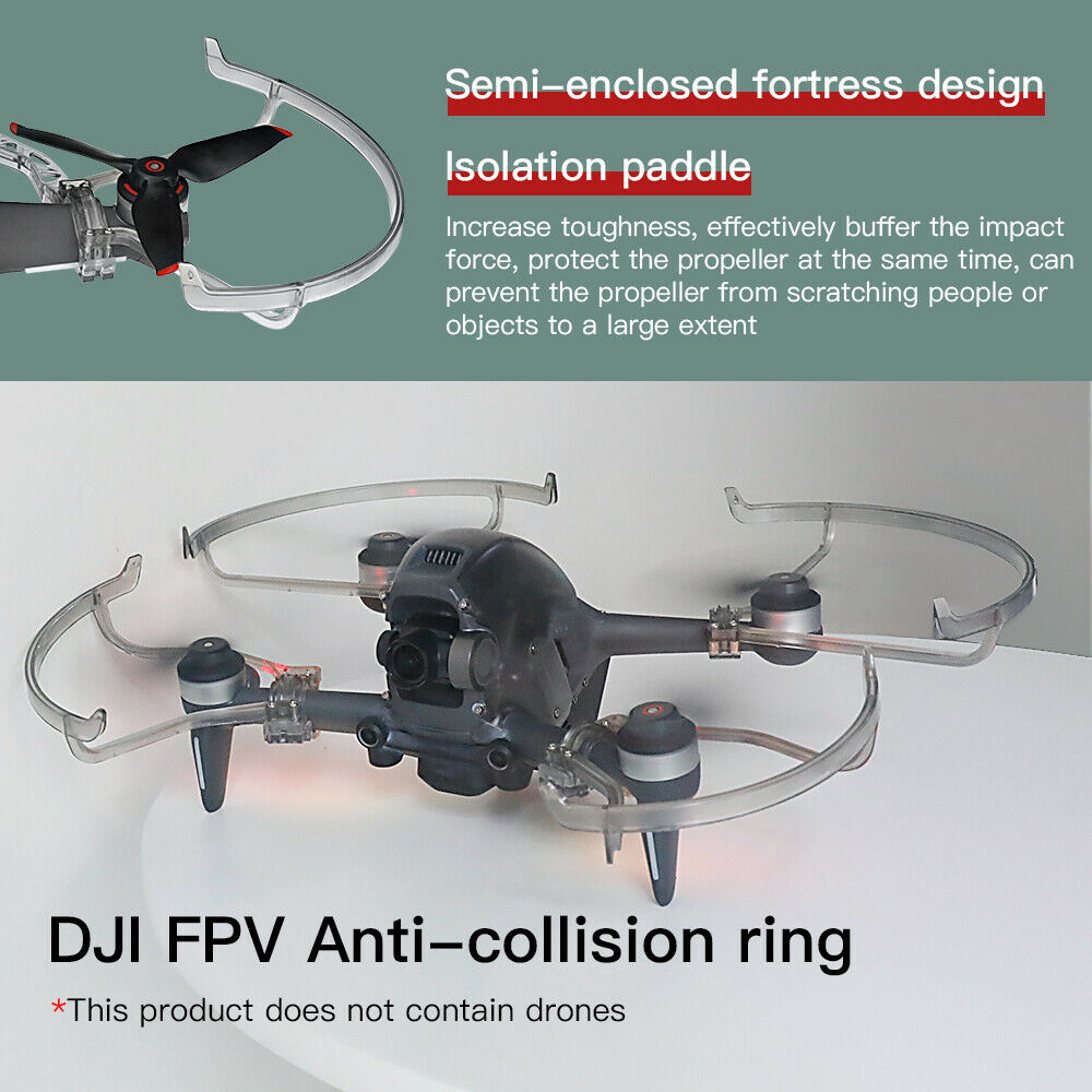 Integrated Structure Quick Release Anti-collision Propeller Ring for FPV Drone