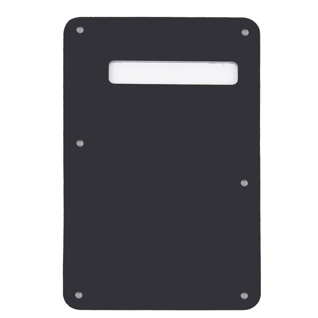 2pcs White+Black 3-Ply Tremolo Cover Backplate Back Plate for Electric Guitar