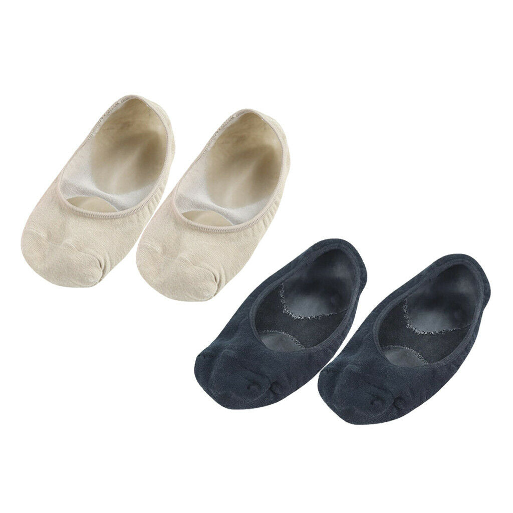 2 Pairs Spa Gel Socks Moisturising Repair Cracked Dry Foot Protector Men