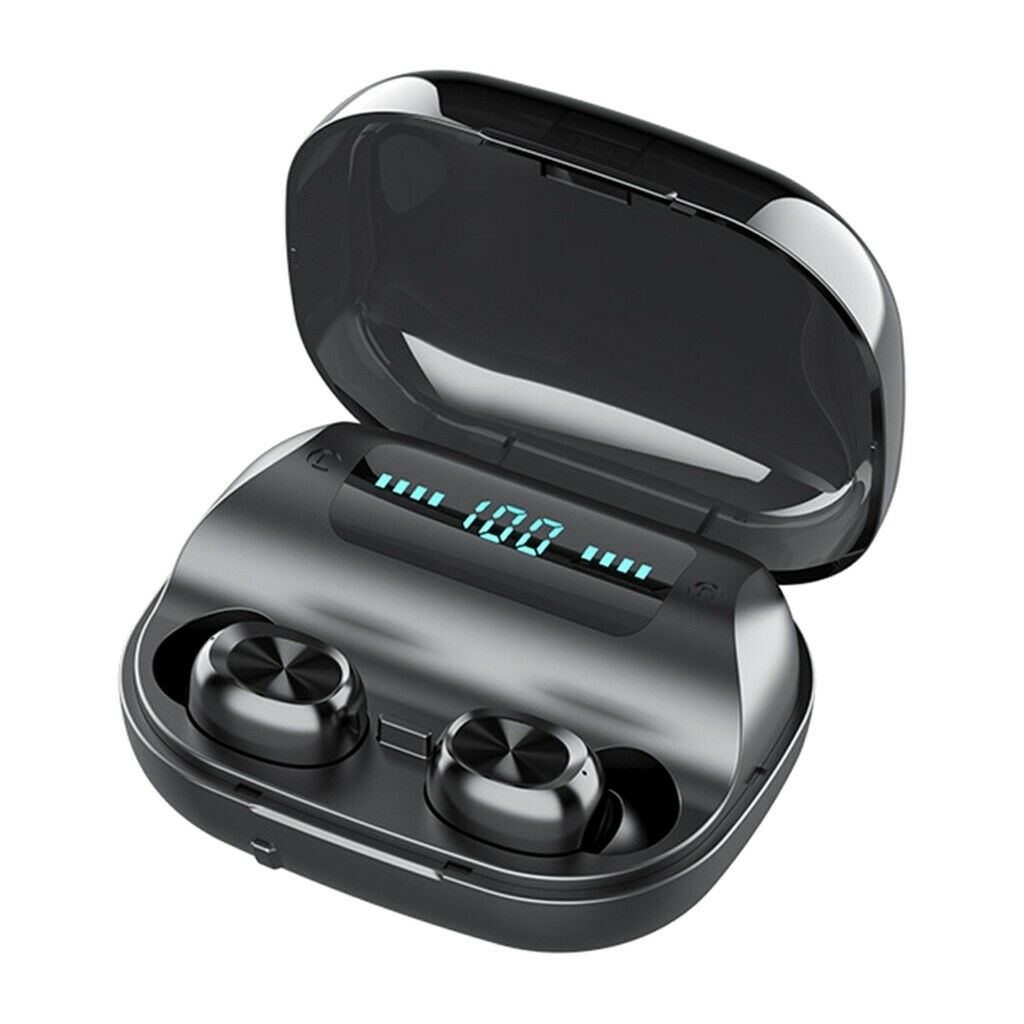 1x Bluetooth V5.0 Earphones Touch Control Wireless Eartips with Display