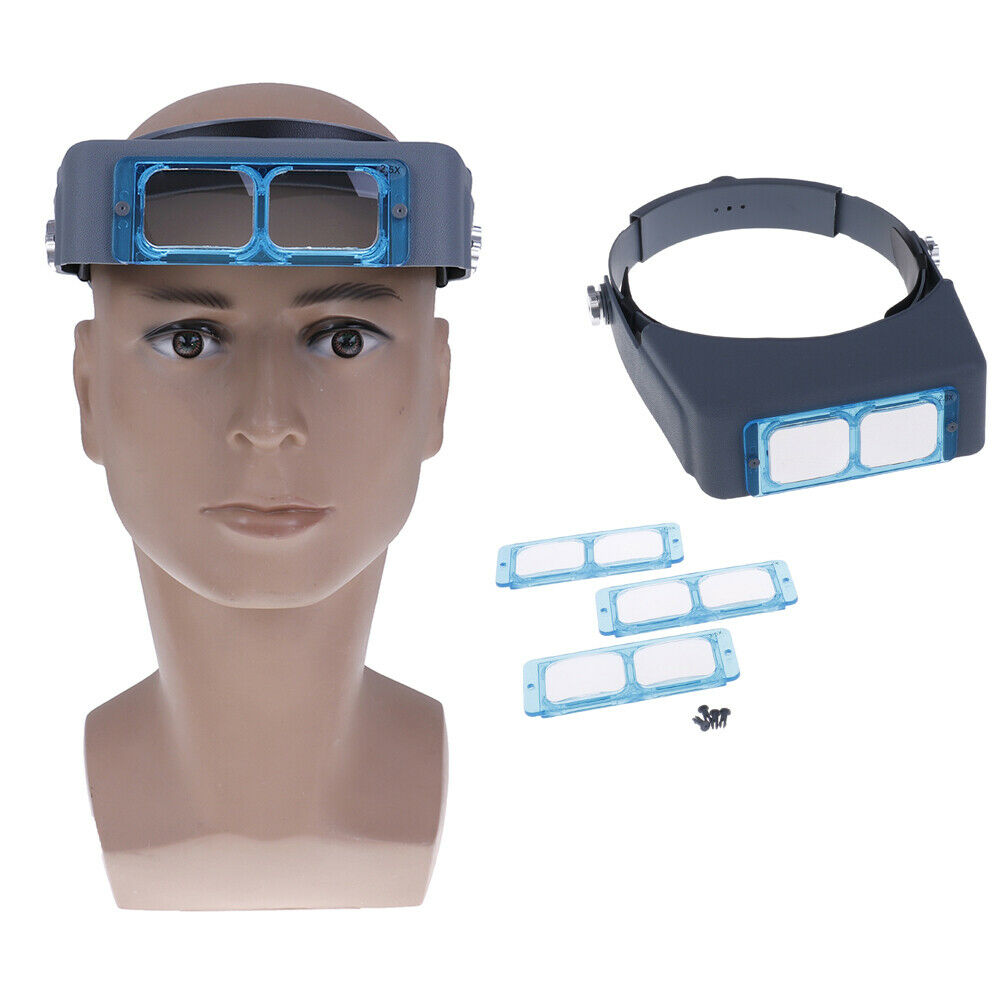 Optivisor headband magnifier loupe repair helmet magnifying glass spectac_DD