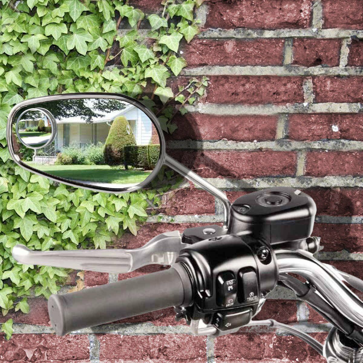 Universal 2" Round Rear-view Blind Spot Convex Wide Angle Mirrors Car Motorcycle