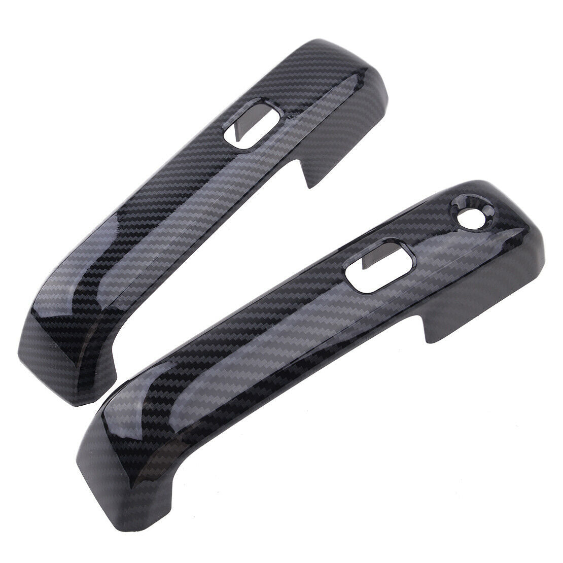 4x Carbon Fiber Style Door Handle Cover Trim For Ford F-150 F150 2015-2020 Acc