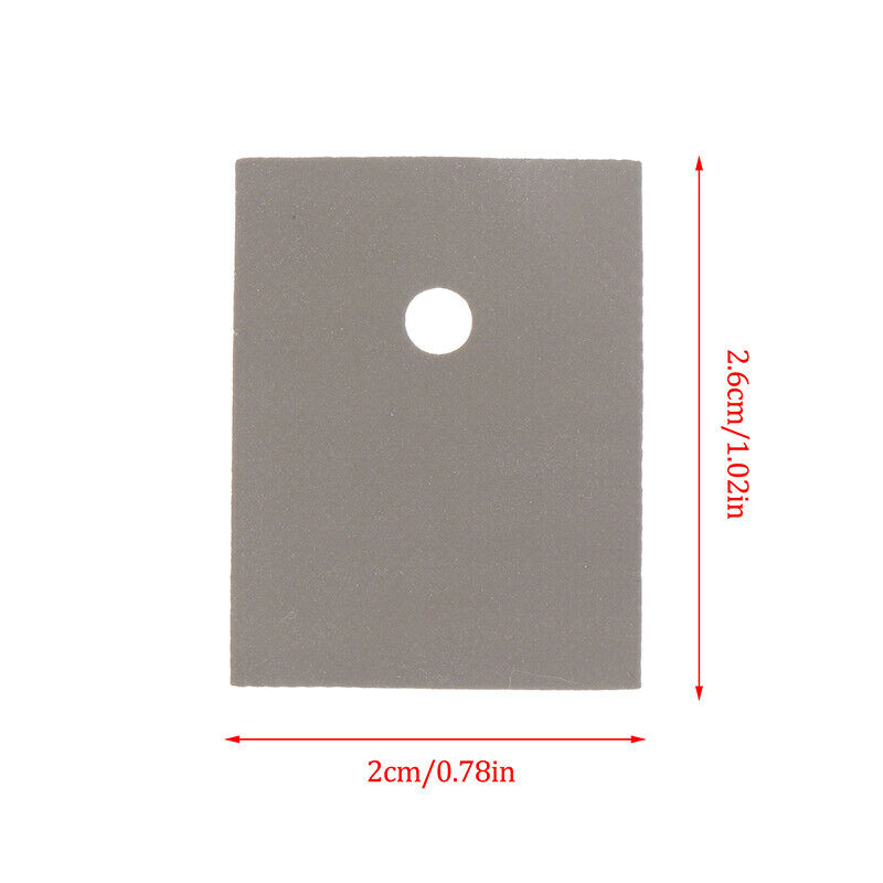 100pc Large To-3P To-247 Silicone Sheet Insulation Pads Silicone Insulati.l8