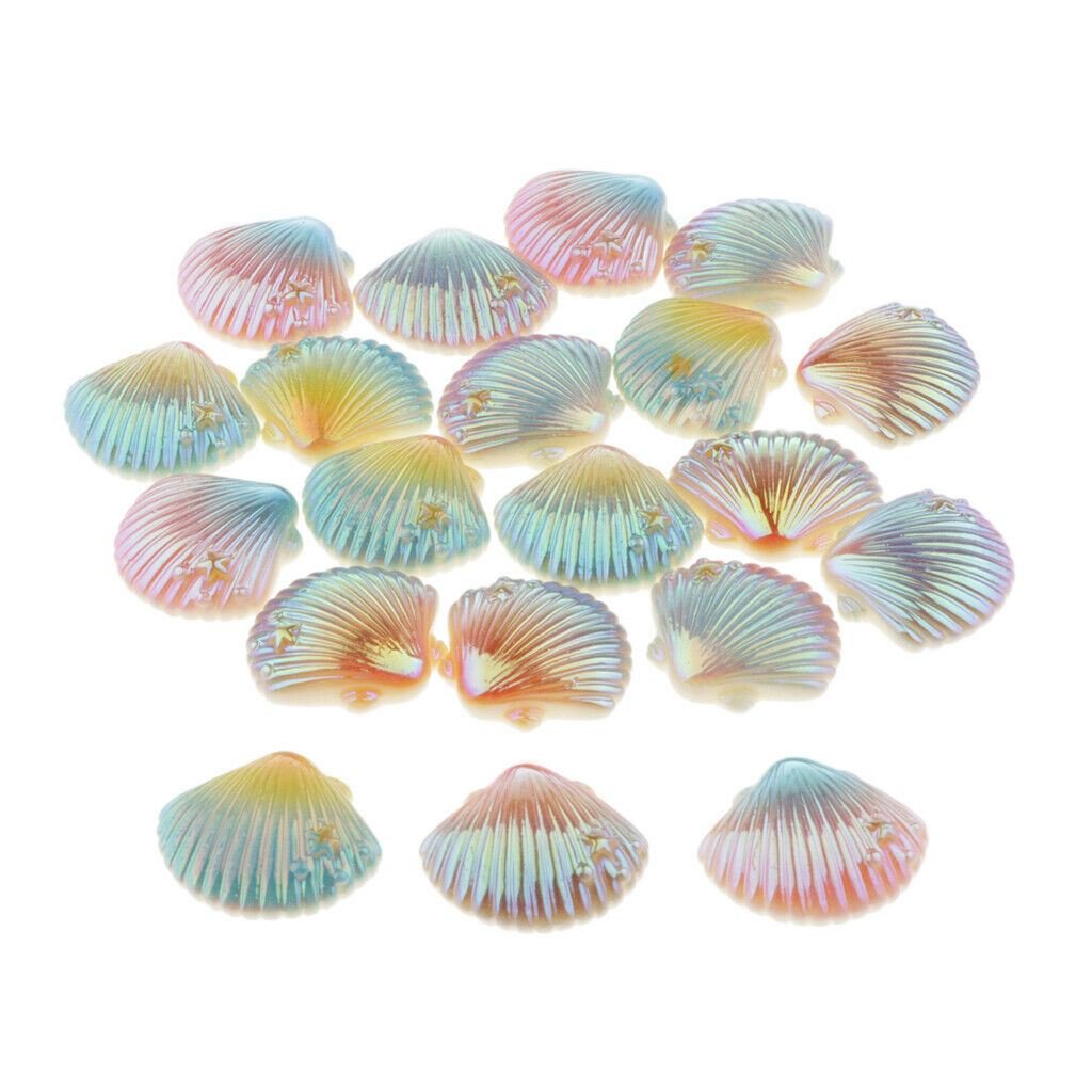 20pcs Flatback Rainbow Decoration For Card