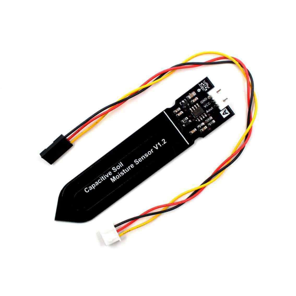 Noncorrosive Capacitive Soil Moisture Sensor Wide Voltage Operation Wire Feeding