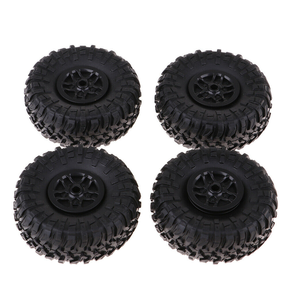 4Pcs 1/12 RC Tires And Wheels Upgrade Parts For  Truck D90
