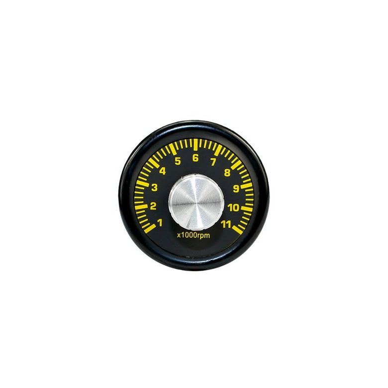 Adjustable 1000-11000 RPM Tachometer Alarm Lamp Tacho Gauge Shift Light - Bu LED
