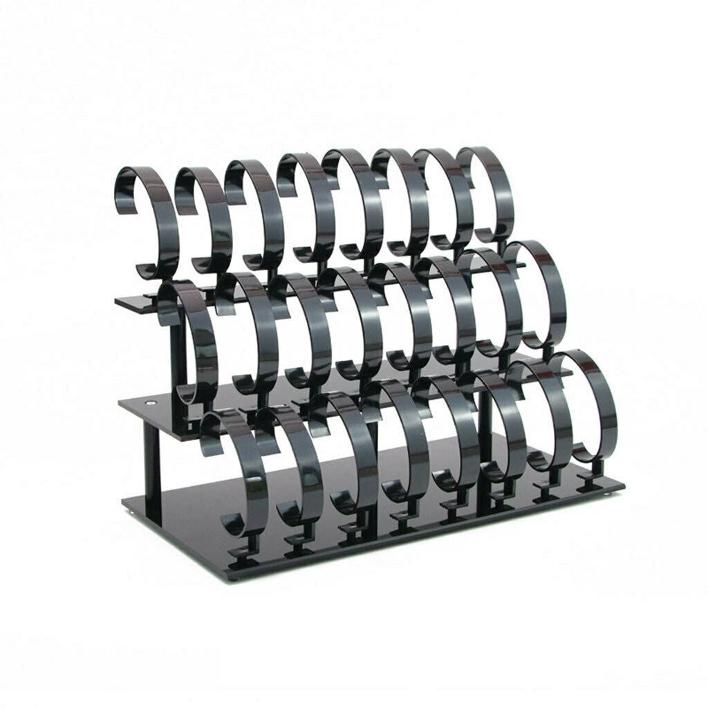 24 Acrylic Rack Watch Display Stand Showcase Jewelry Stand for Store Usage