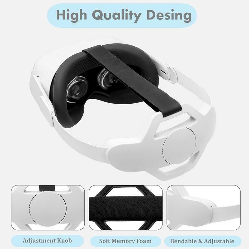 Adjust Headband Cushion Helmet for Oculus Quest 2 Maintain Balance Reduce Press