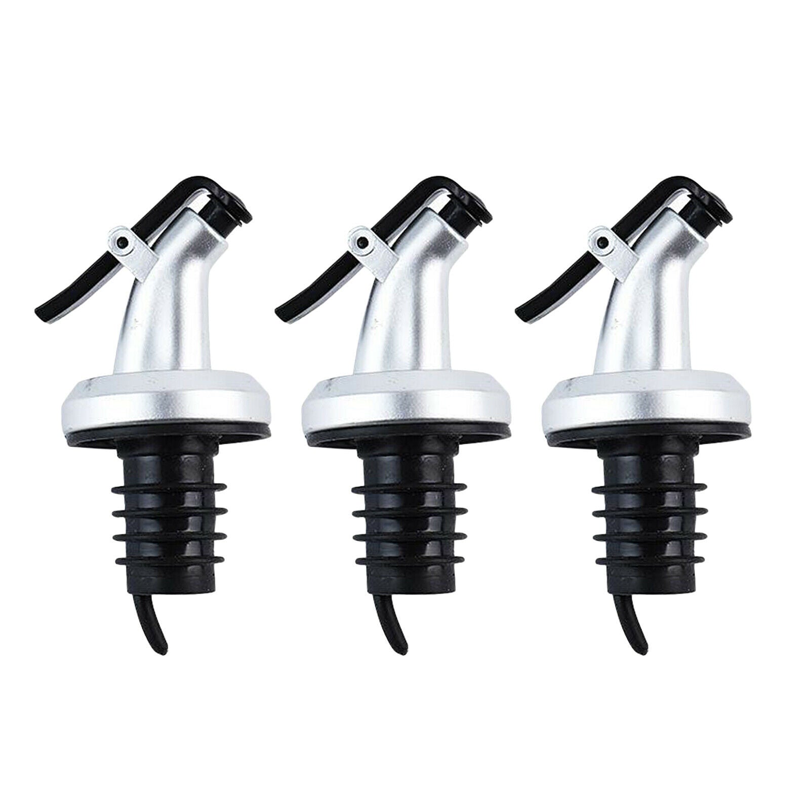 3 pcs Bottle Dispenser Leakproof Stopper Spout Pourer Oil Vinegar Wine Kitchen