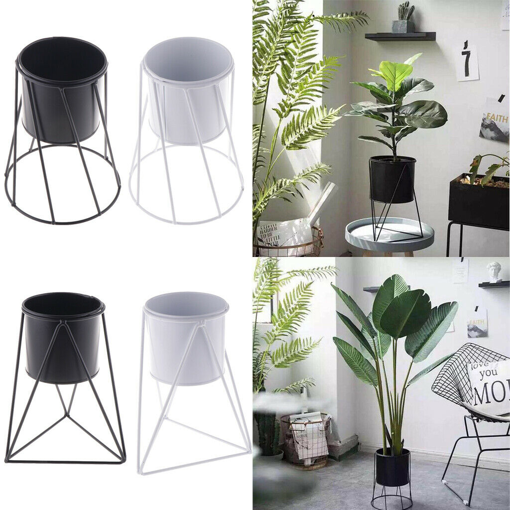 Cute Farmhouse Style Painting Metal FlowerVase Flower Pitcher Size S