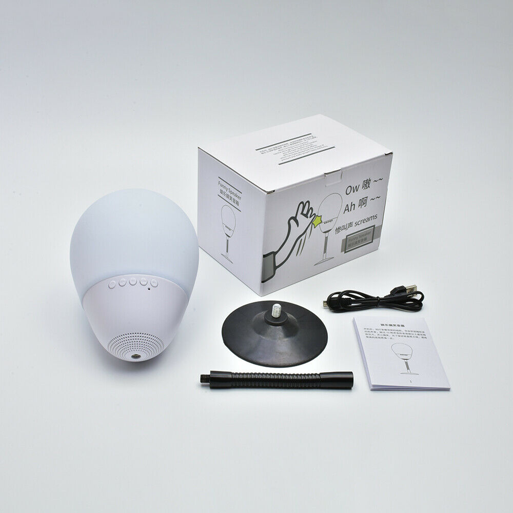 Smart LED Light Speaker Funny Voice Hit Decompression Pressure Release Speaker