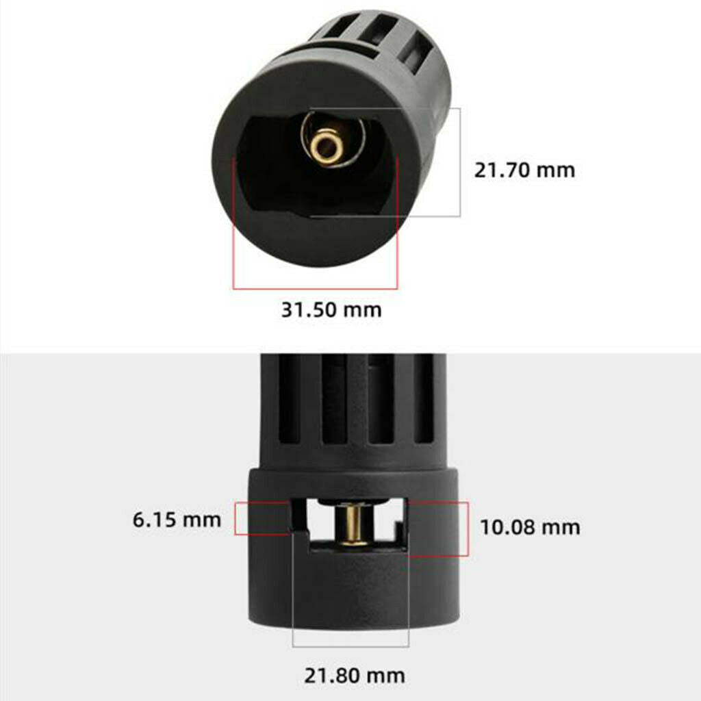Pressure Washer Adapter Karcher Adaptor Converts for Spray Lance Wand/Gun
