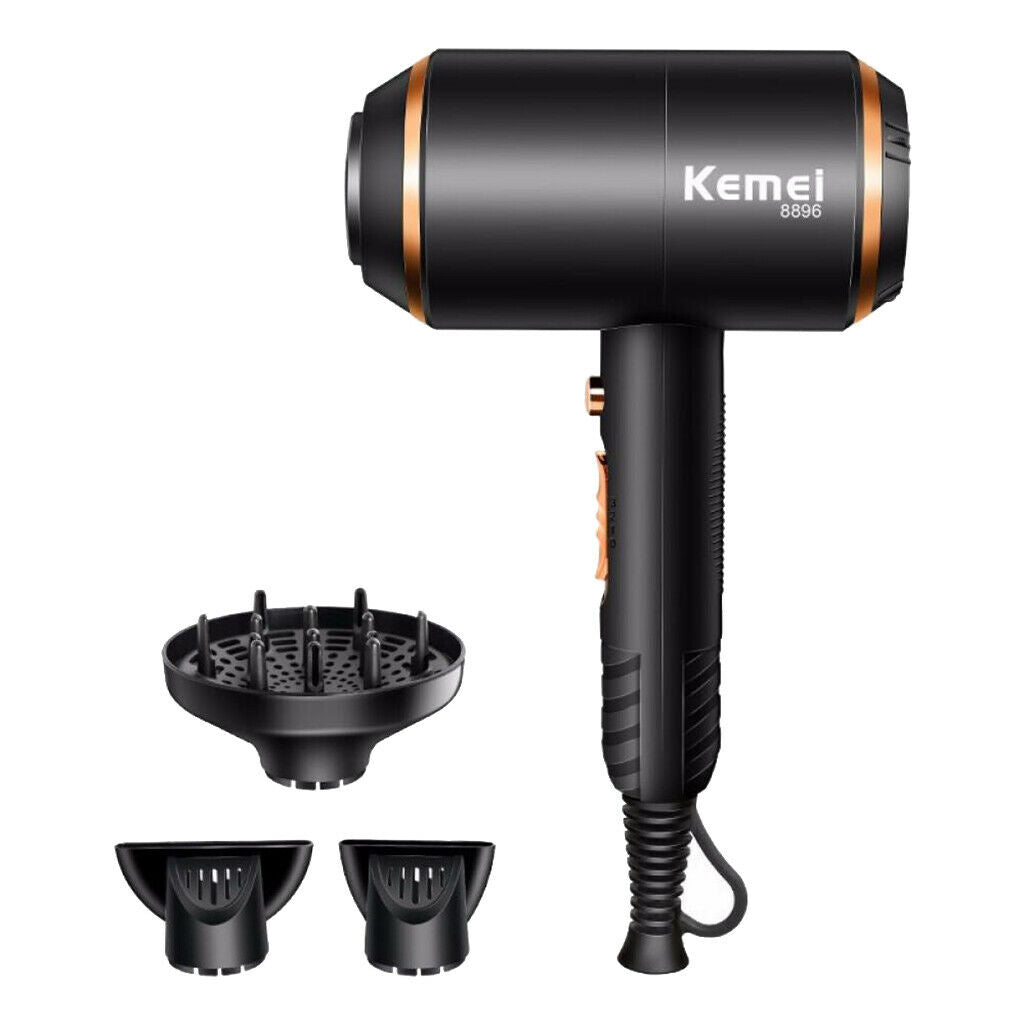 Professional Ionic Hair Dryer 4000W with Concentrator 3 Speeds & 2 Heats
