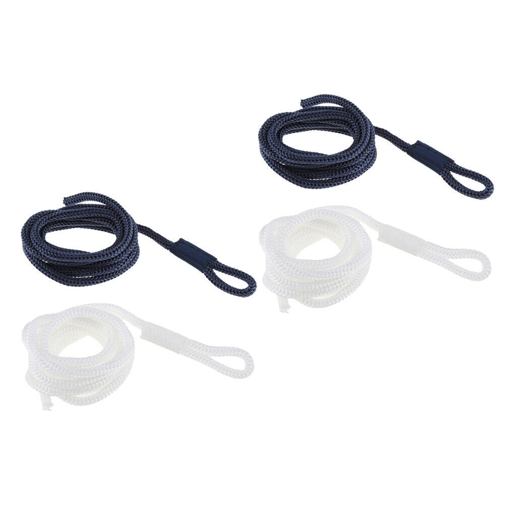 4Pcs Durable Fender Lines Line Marine 0.24Inch  L: 5ft Marine Docking Rope