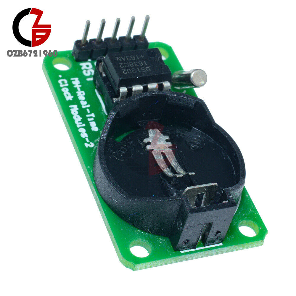 2PCS DS1302 RTC Real Time Clock Module Synchronous Serial I/O Communication