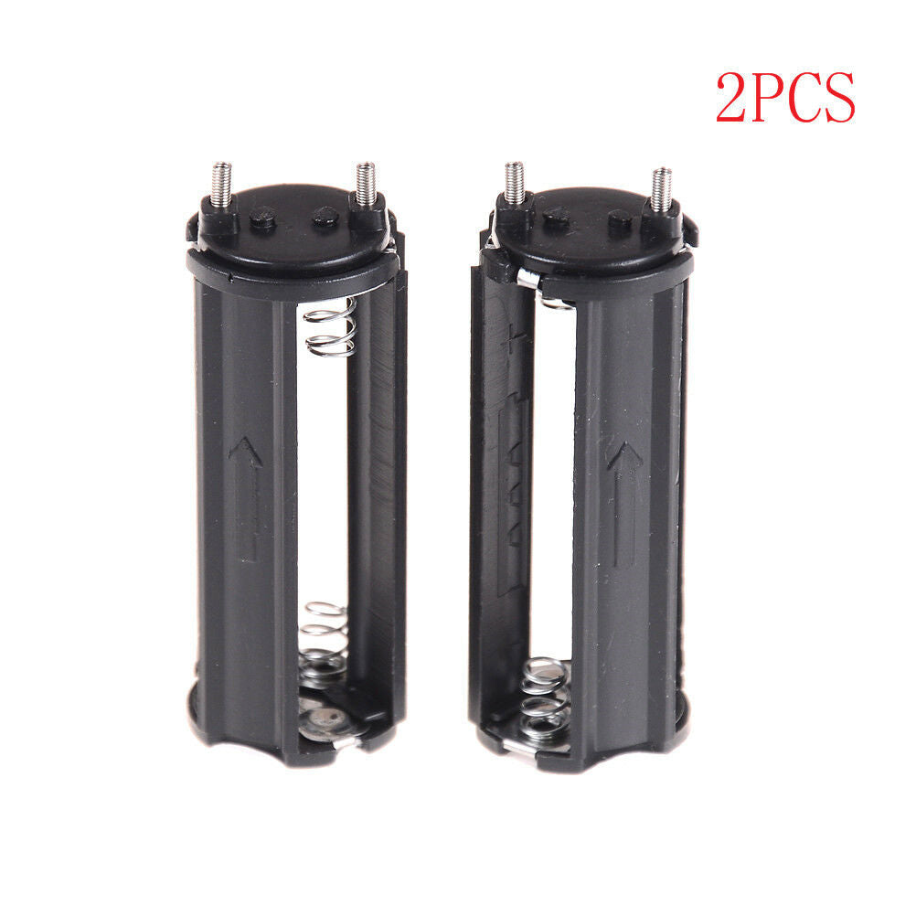 2Pcs Black AAA Battery Holder for 3 x 1.5V Batteries Flashlight Torch utPTUK Pb