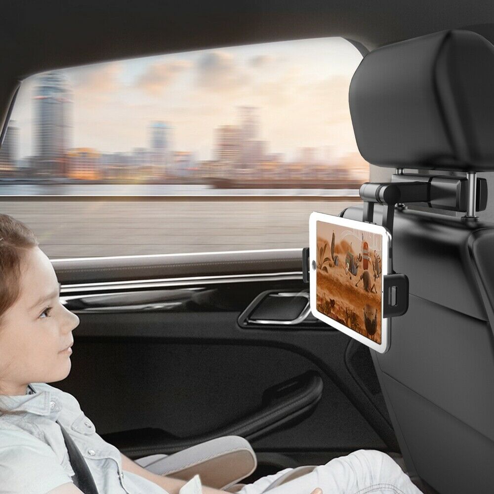 Universal Car Backseat Tablet Holder Rotatable Adjustable For Phone 4.7-12.3"