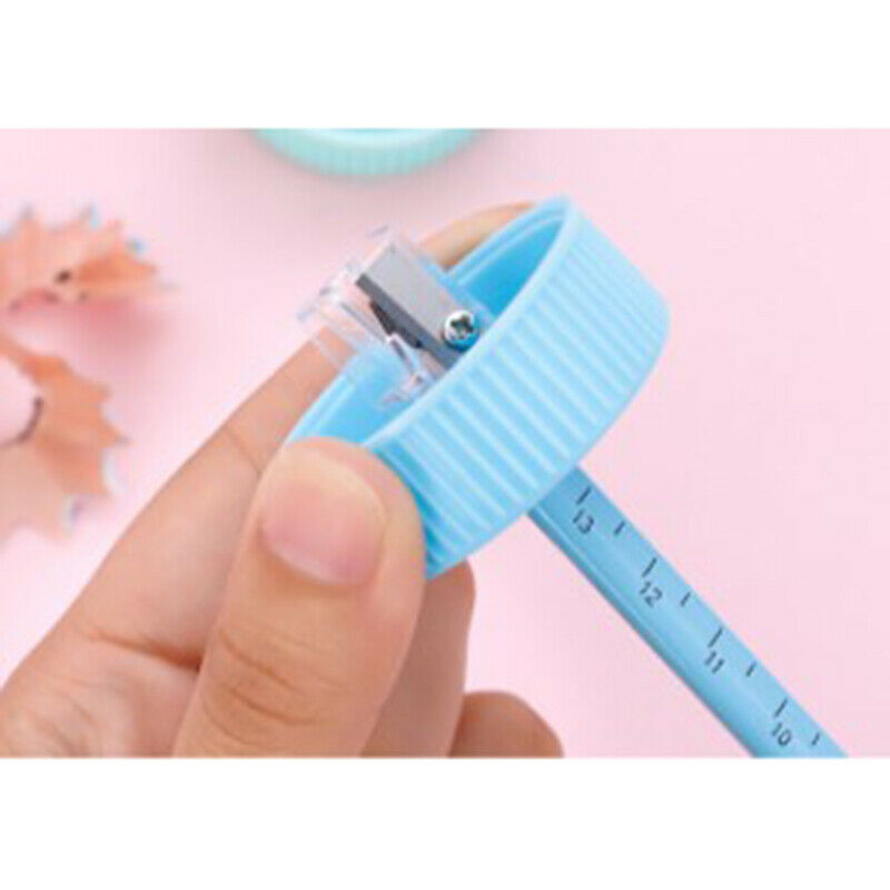 2pcs Creative Pencil Sharpener Capsule Cap Manual Sharpener Student Stati.l8