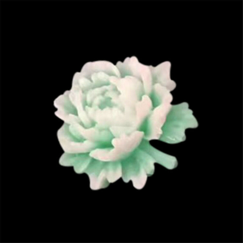 Transprent Flower Bloom Rose Shape Silicone Fondant Soap Cake Mold Baking.l8