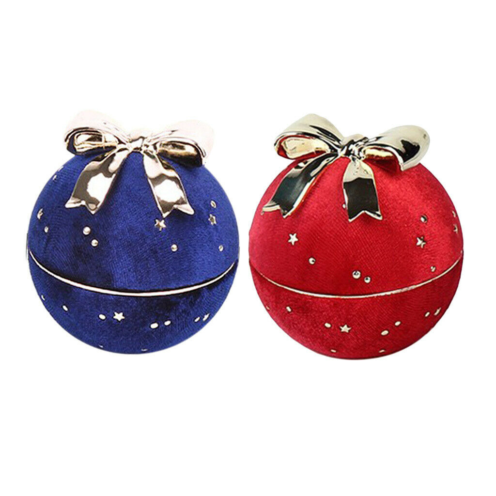 2 lot Round Necklace Pendant Box Jewelry Display Storage Case Gift Box