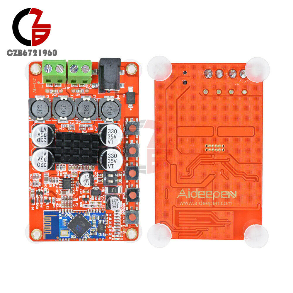 TDA7492P Aideepen 2x50W Dua Channel Bluetooth 4.0 Audio Amplifier Receiver Board