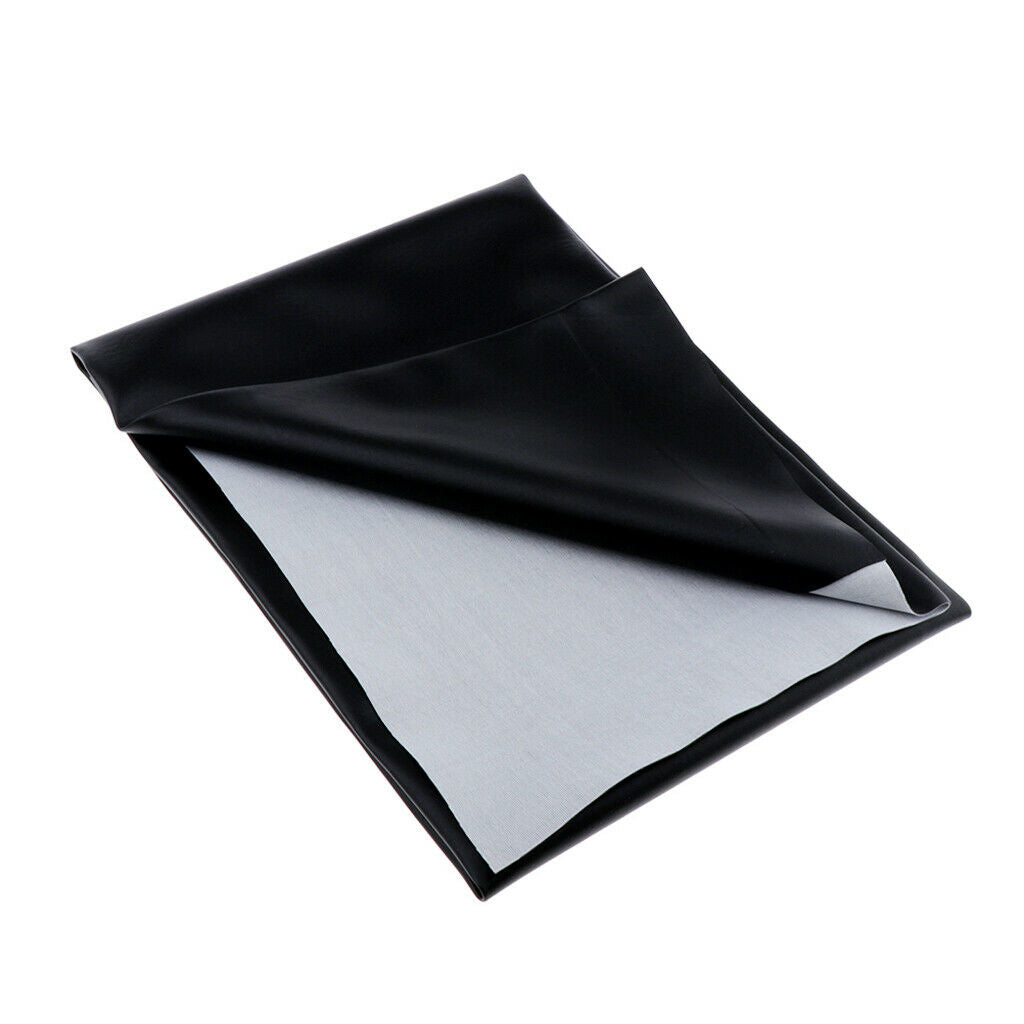 Universal Motorcycle Seat Cushions Leather Cover Seat, 2.36x3.54inch, Black