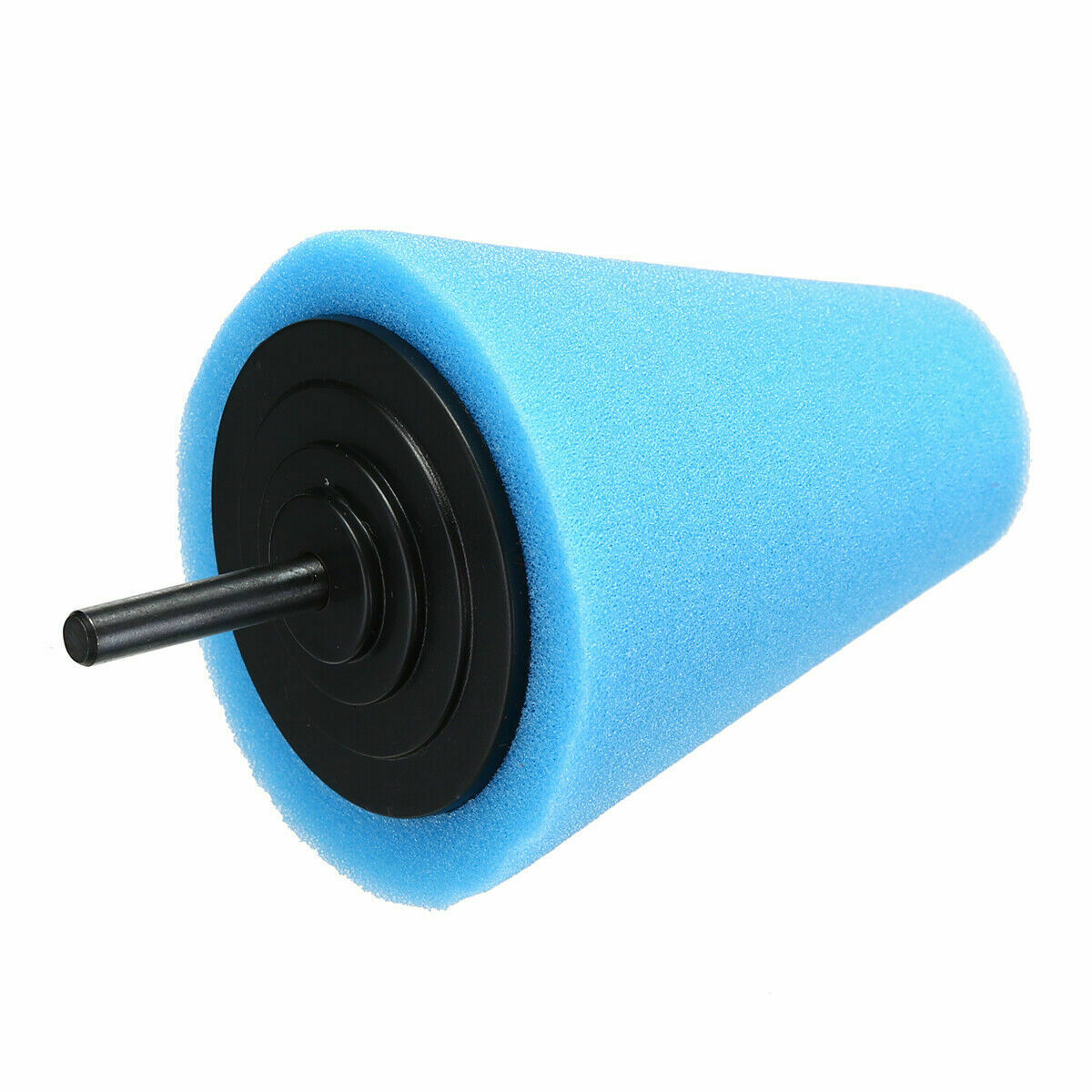 5PCS Car Wheel Hub Buffing Shank Polishing Sponge Ball Cone Metal Foam Pad Tools