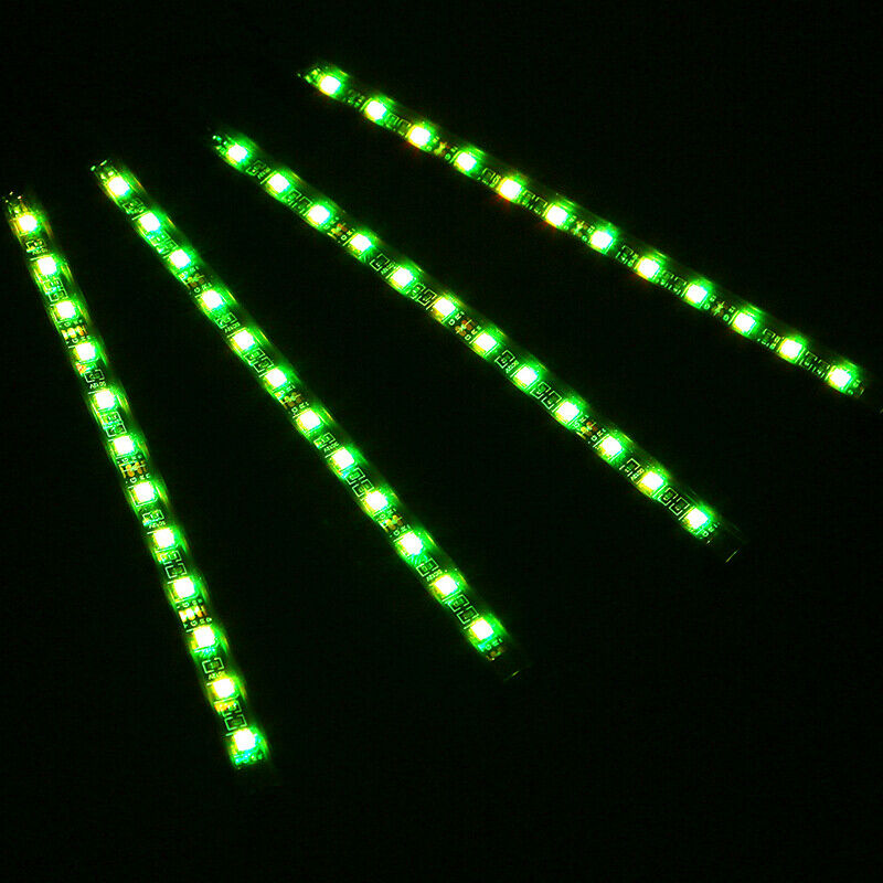 18 LED 4Pcs Car Interior Atmosphere Neon Colorful Lights Strip Remote Remote