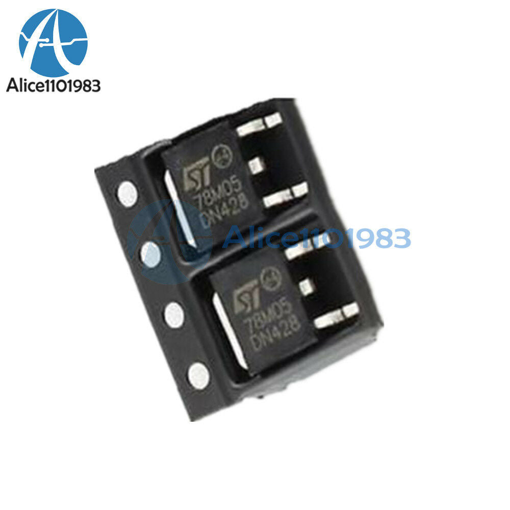 50PCS L78M05 78M05 ST TO-252 SMD Voltage Regulator IC