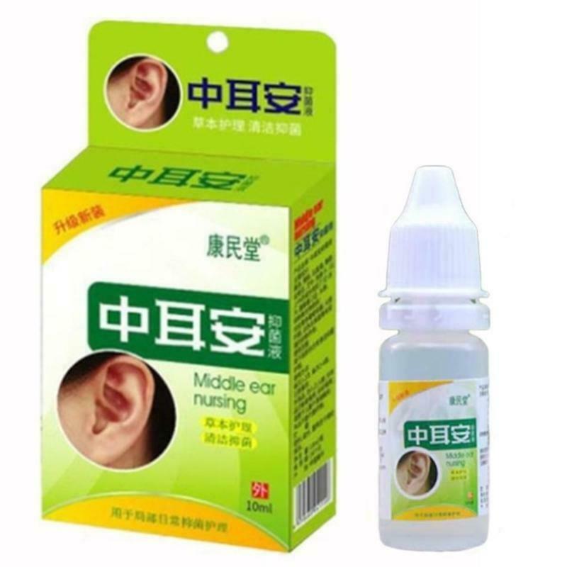 10ml Herbal Ear Nourishing Drops Acute Otitis Media Tinnitus Cleaning Liquid