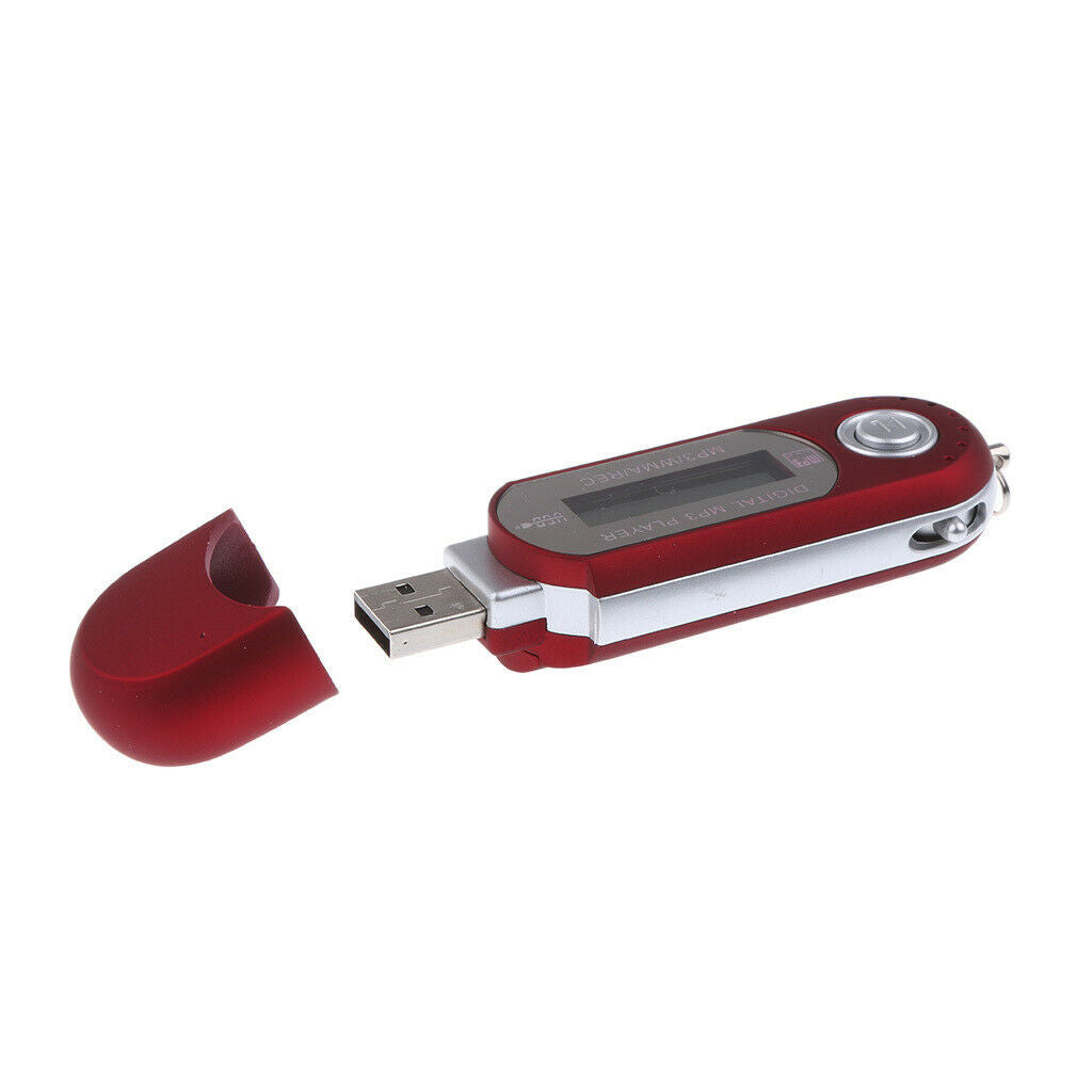 2pcs 4GB LCD USB Port Mp3 Player Music Audio Media Player with FM Radio