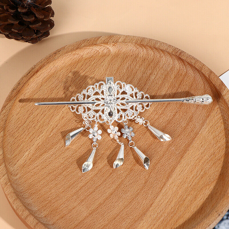 Handmade Chinese 1 Piece Hair Stick 1 Pair Earrings 1 Clip Bun Hair Acces.l8