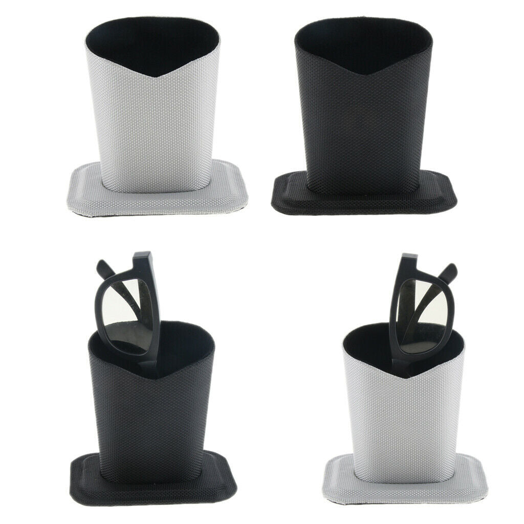2Pcs Anti Scratch Eyeglass Holder Stand Upright Protective Glasses Case Home